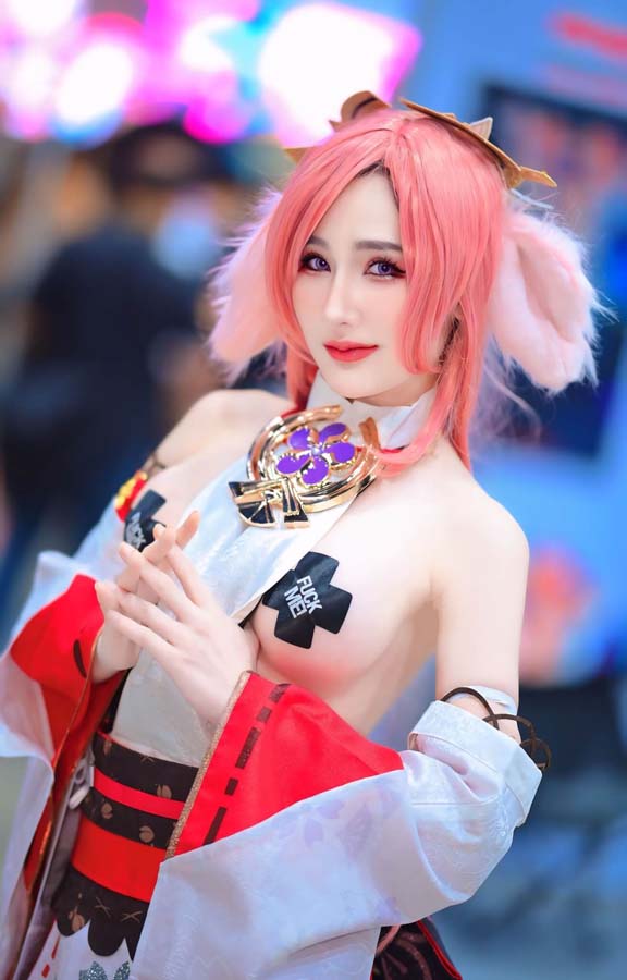 Jernny Pasicha แจกวาร์ป เจินนี่ ปาสิชา นางแบบ Cosplay อกใหญ่ 18+ 24